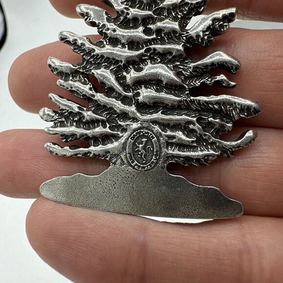 Danforth Pewter Christmas Tree Ornament Silver Tone 2012 - Picture 6 of 16